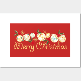 Merry Christmas Posters and Art